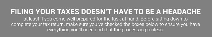 Infographic Taxes Don't Have To Be A Headache