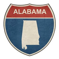Alabama State Sign