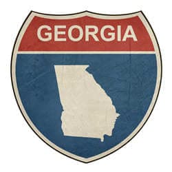 Georgia State Sign