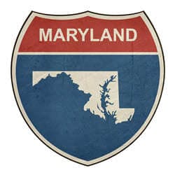 Maryland State Sign