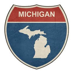 Michigan State Sign