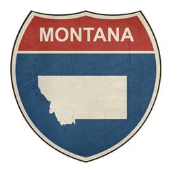 Montana State Sign