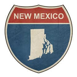New Mexico State Sign