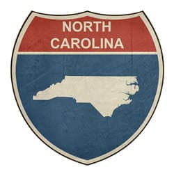 North Carolina State Sign
