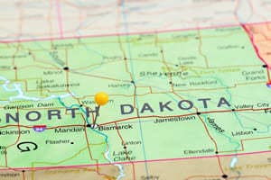 North Dakota State Map