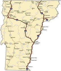 Vermont State Map