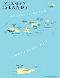 Virgin Islands Map