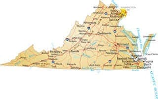 Virginia State Map
