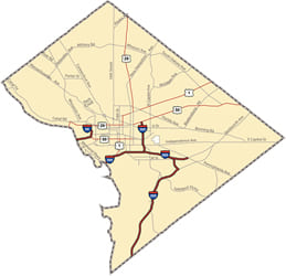 Washington DC Map